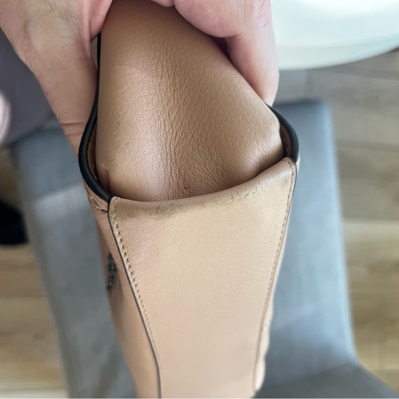 Coach Small Dufflette Leather Crossbody Bag Beachwood - Picture 12 of 16